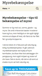 Mobile Screenshot of myrebekaempelse.dk