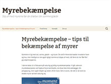 Tablet Screenshot of myrebekaempelse.dk